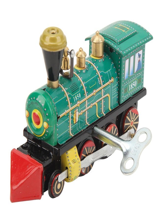 NOENNULL Wind Up Vintage Locomotive Train Retro Clockwork Spring for Collection, Xmas, Party, Birthday, Festival, Surprise, Memories - Image 4